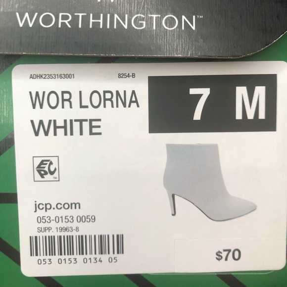 Lorna Heeled Booties (White) - Picture 4 of 4